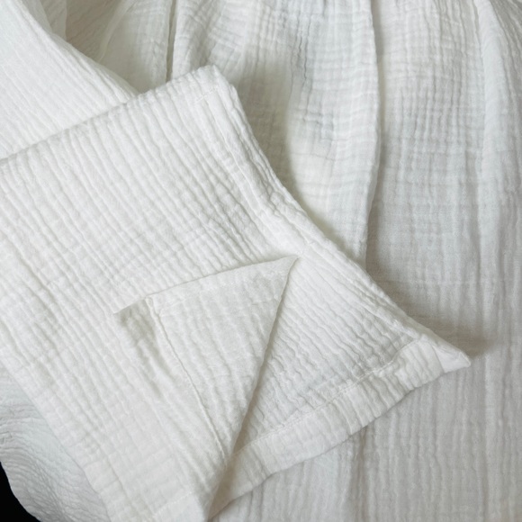 JOHNNY WAS Calme’ Top * 100% Cotton * White * Size Large * - Picture 3 of 6